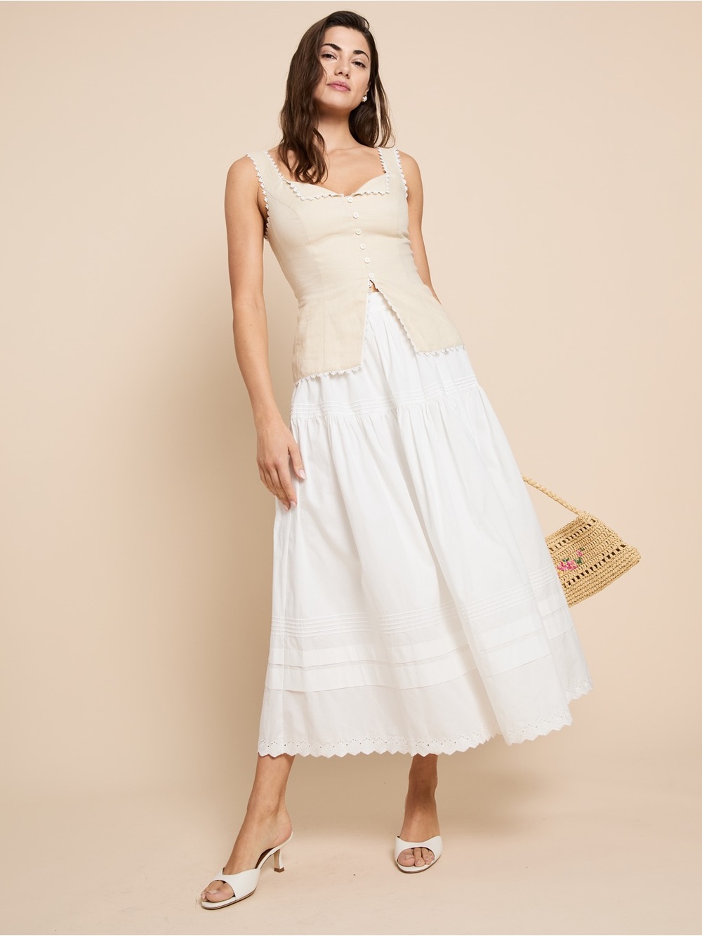 NWT o.p.t. Beth cotton skirt size 4 - Picture 3 of 12